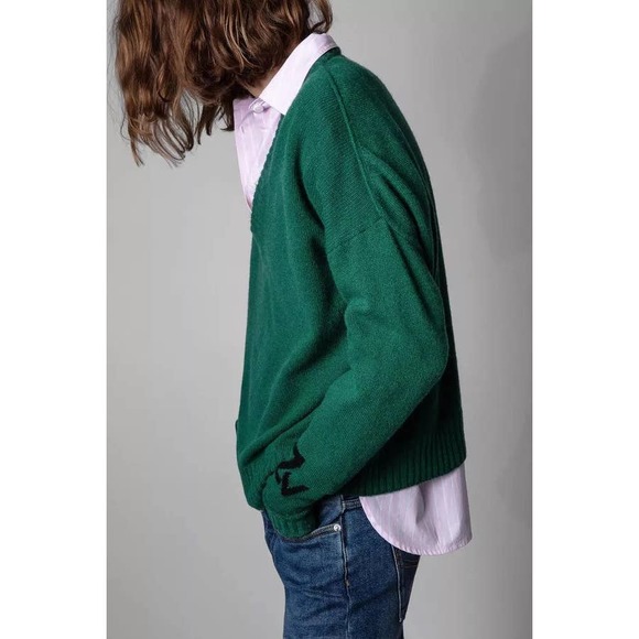 Zadig & Voltaire Rosy RC in Buisson Sweater Size S NwT - Picture 3 of 12